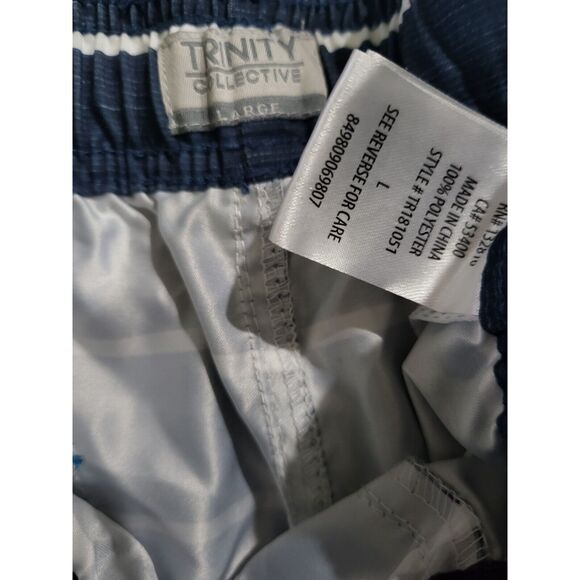 Trinity Swim Trunks Large Mens Red White Blue Patriotic Pockets Unlined Swim - Picture 8 of 8